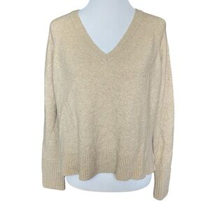 J. Crew wool blend v-neck sweater